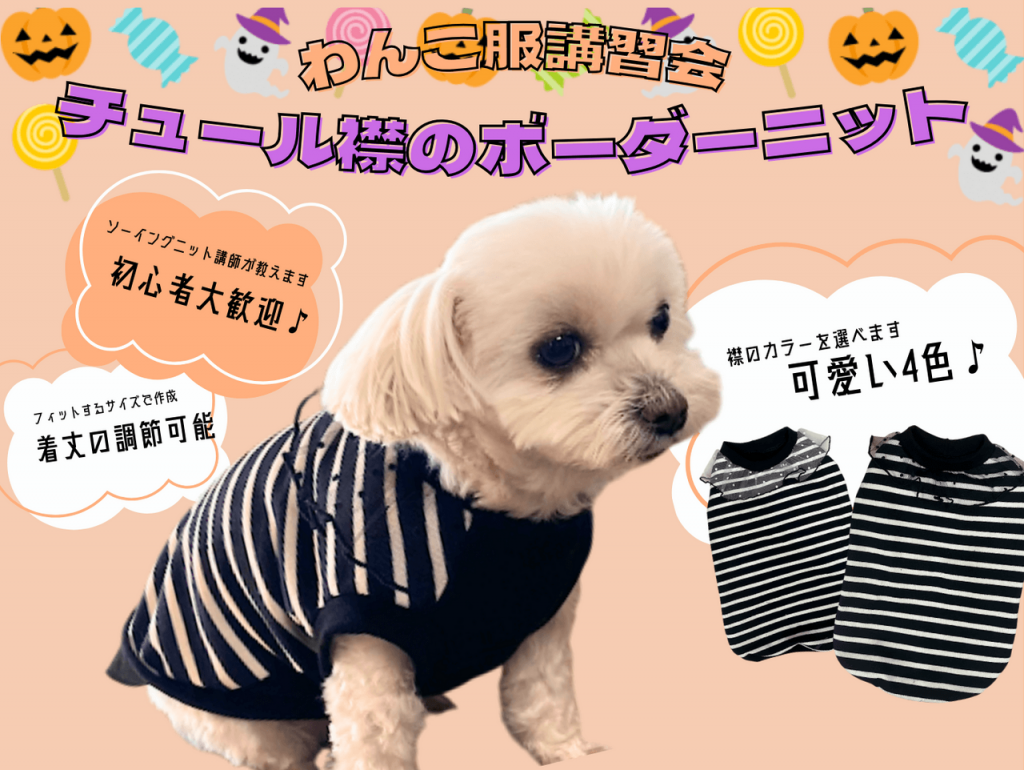 〈手芸センタードリーム〉わんこ服体験会開催のご案内