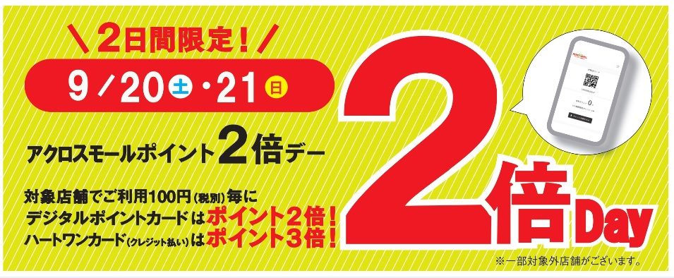 デジタルポイント2倍デー