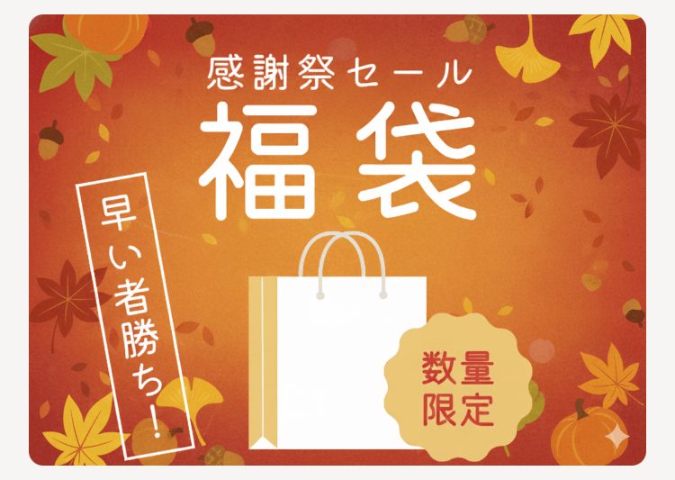 〈手芸センタードリーム〉感謝祭福袋を販売中!