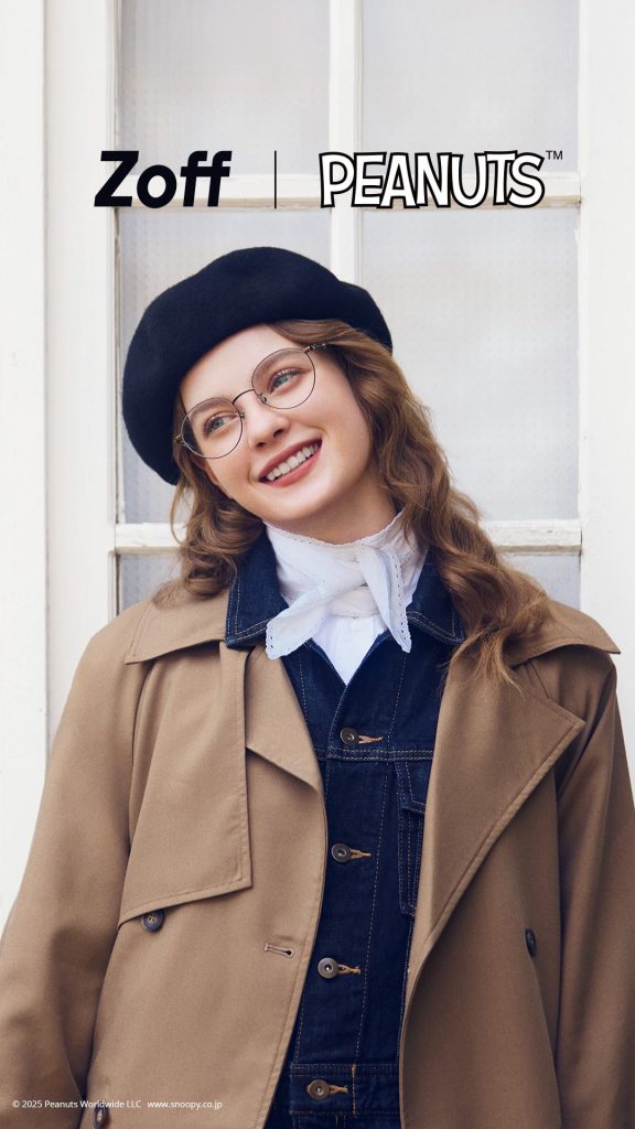 〈Zoff〉「Zoff PEANUTS COLLECTION(ゾフ ピーナッツコレクション)」の新作アイウェア