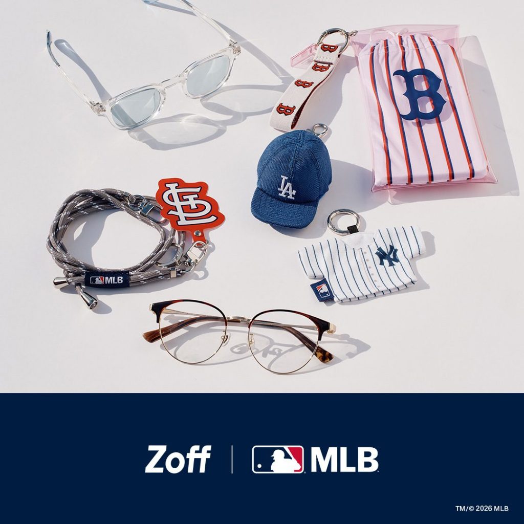 〈Zoff〉MLBと国内アイウェアブランドによる初のコラボレーションコレクション